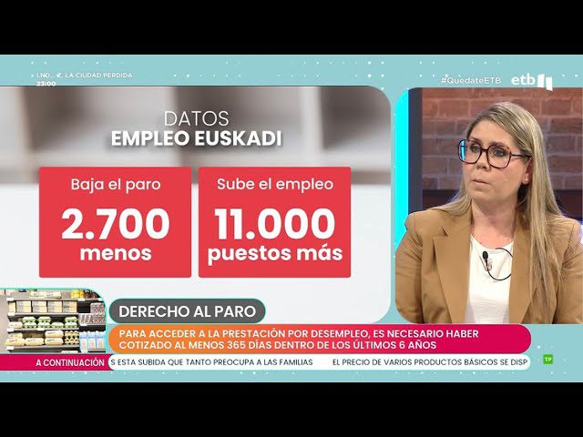 datos de paro y empleo en Bilbao
