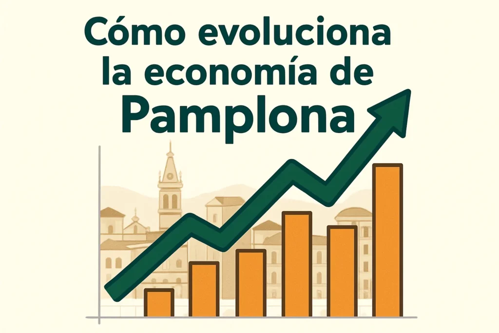 cómo evoluciona la economía de Pamplona