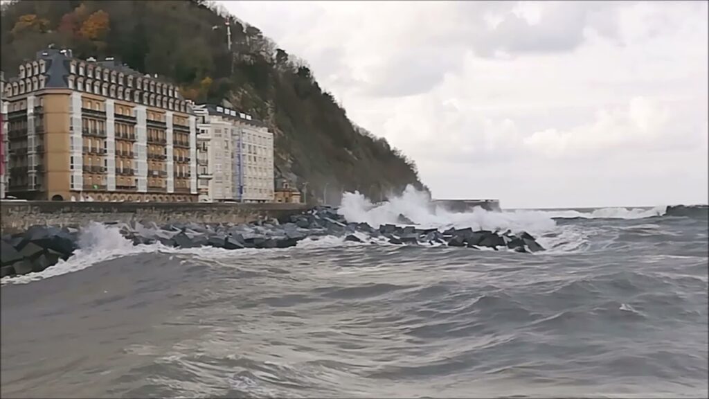 influencia del mar en la geografía de San Sebastián