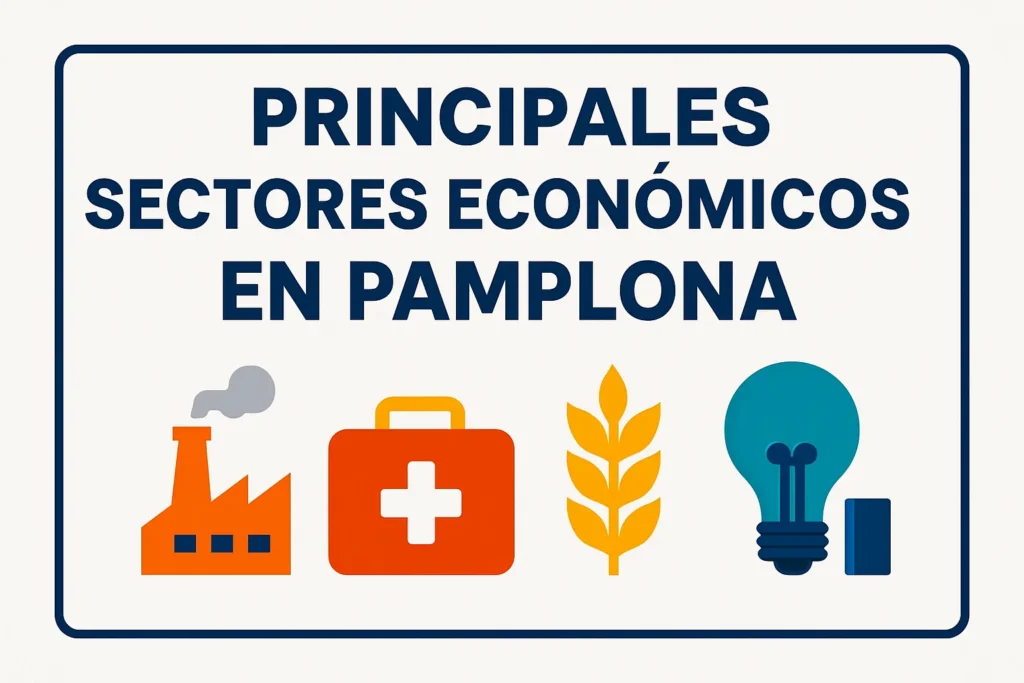 principales sectores económicos en Pamplona