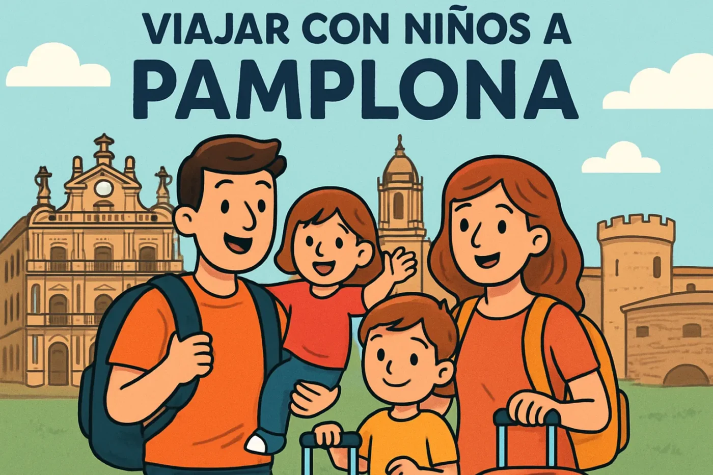 viajar con niños a Pamplona