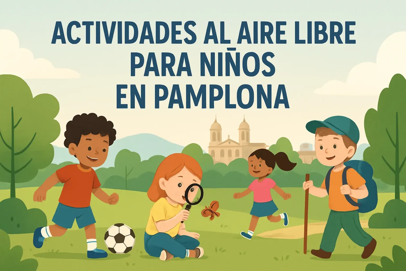 actividades al aire libre para niños en Pamplona