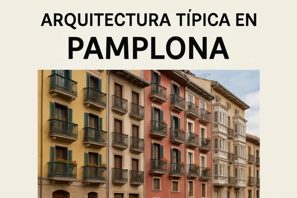 arquitectura típica en Pamplona