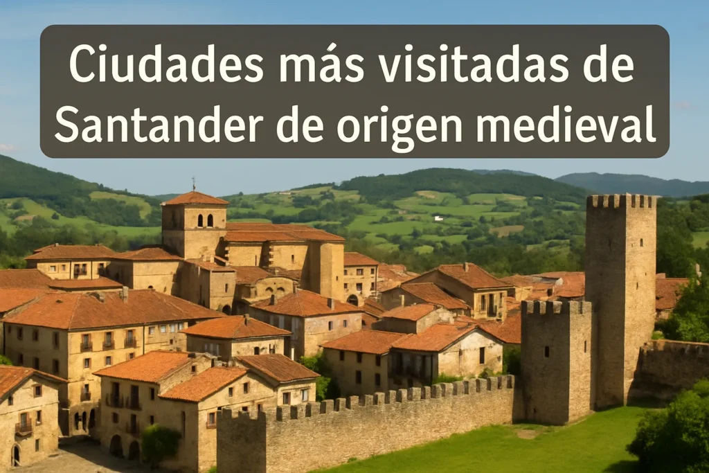 ciudades más visitadas de Santander de origen medieval