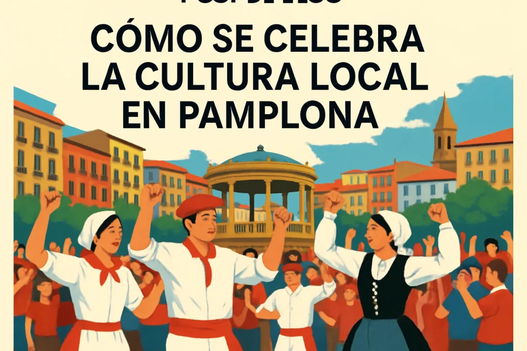 cómo se celebra la cultura local en Pamplona