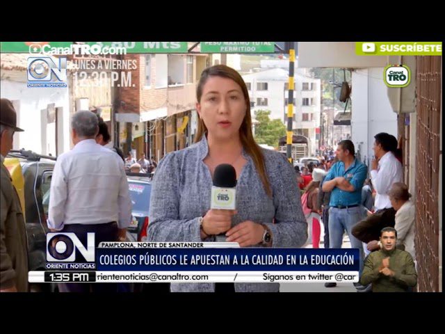 educación y servicios públicos en Pamplona
