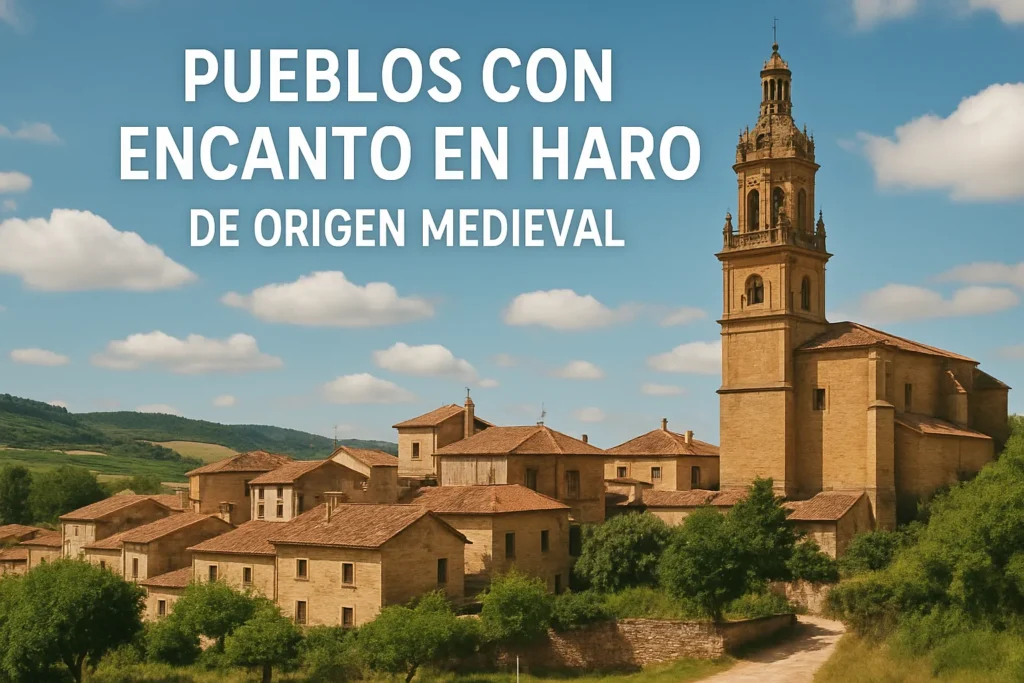 pueblos con encanto en Haro de origen medieval
