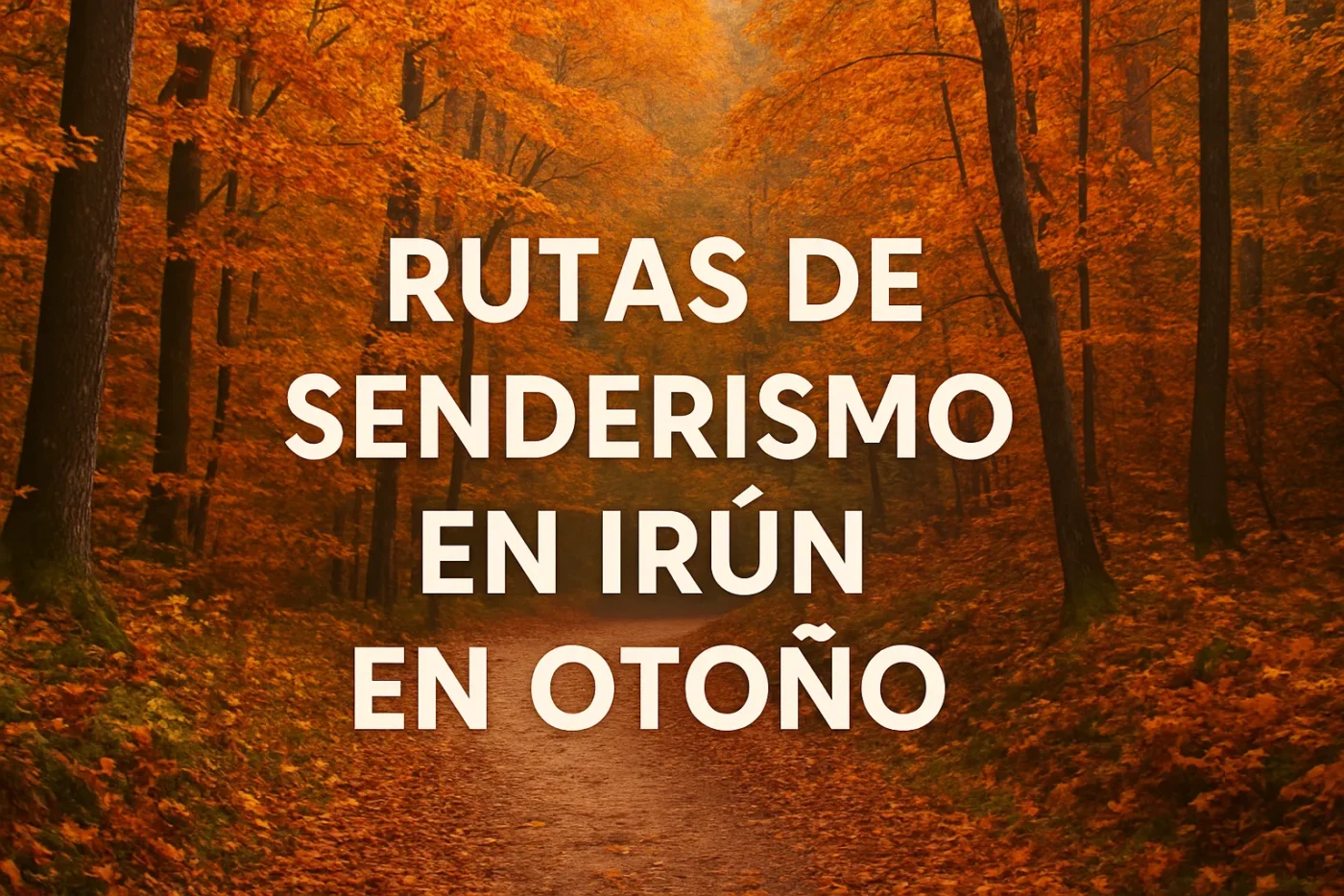 rutas de senderismo en Irún en otoño