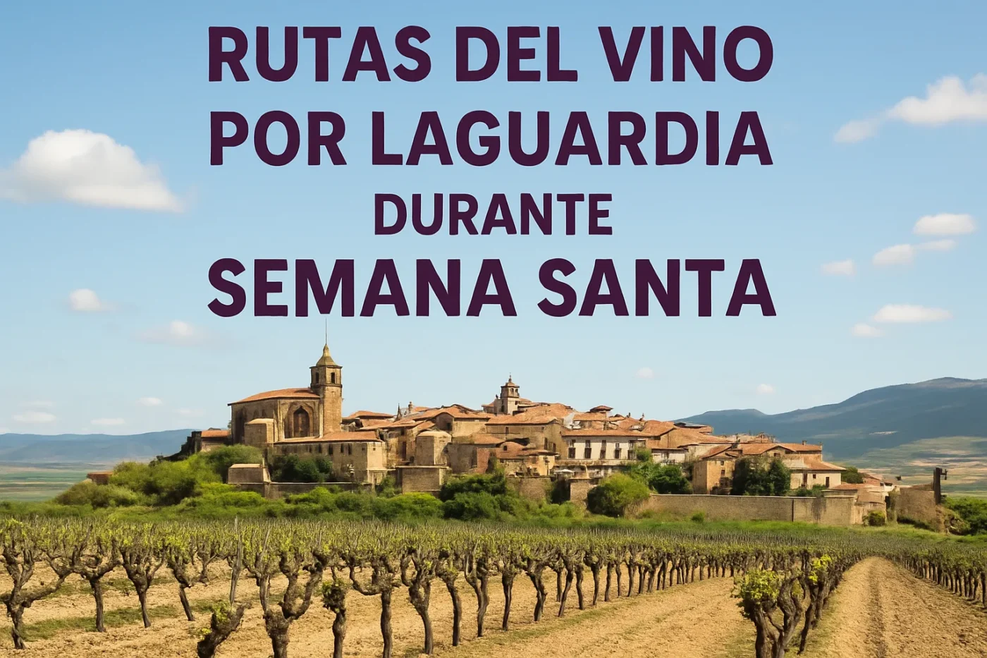 rutas del vino por Laguardia durante Semana Santa