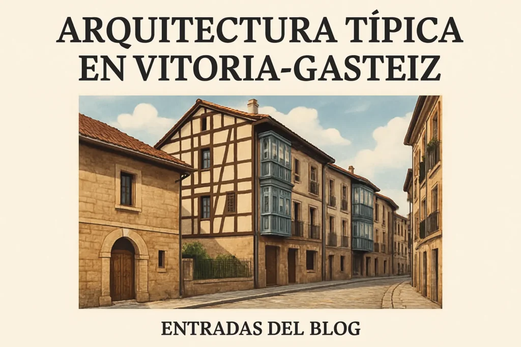 arquitectura típica en Vitoria-Gasteiz
