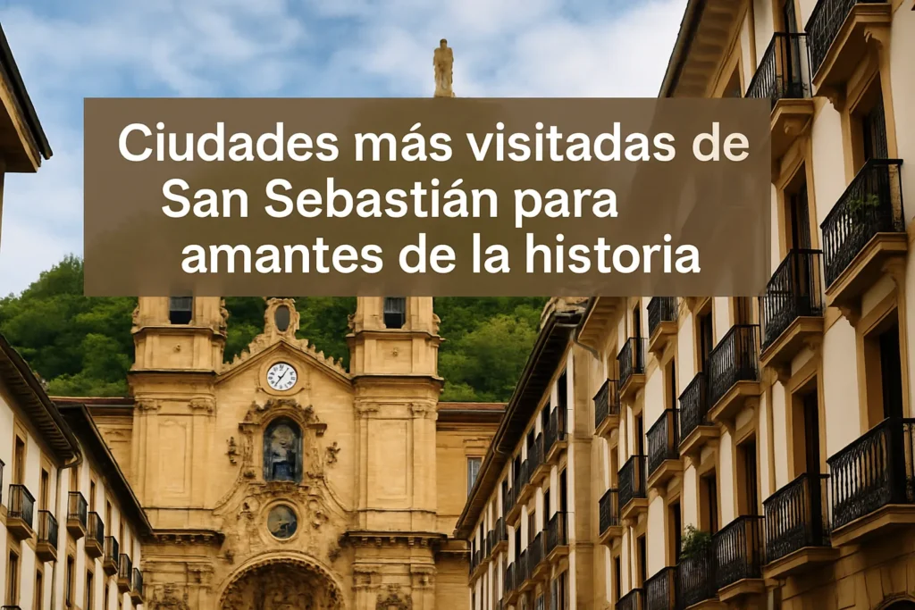 ciudades más visitadas de San Sebastián para amantes de la historia