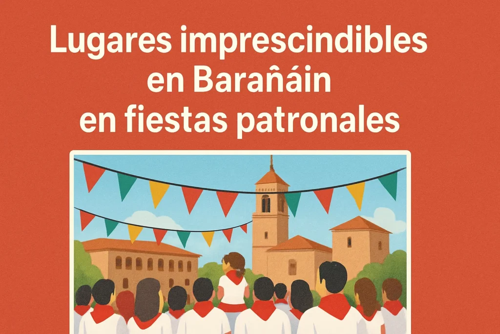 lugares imprescindibles en Barañáin en fiestas patronales
