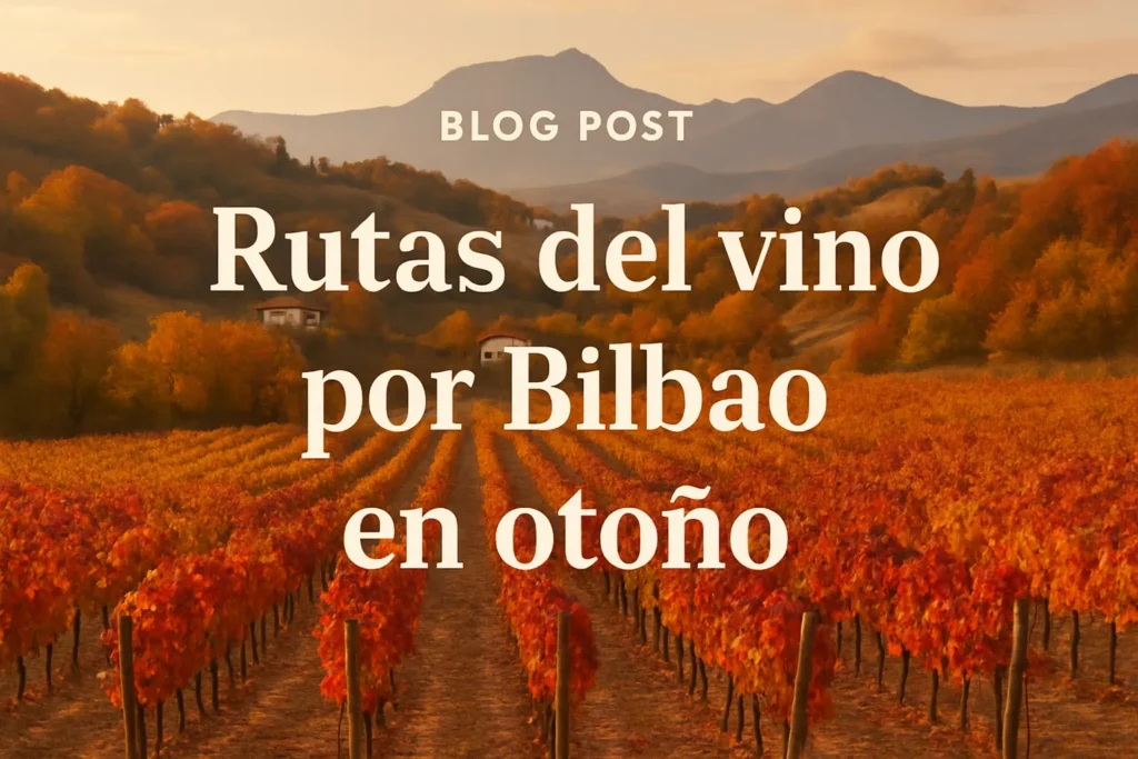 rutas del vino por Bilbao en otoño
