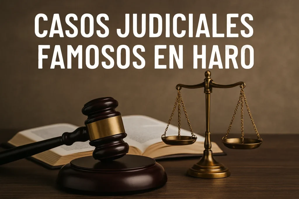 casos judiciales famosos en Haro