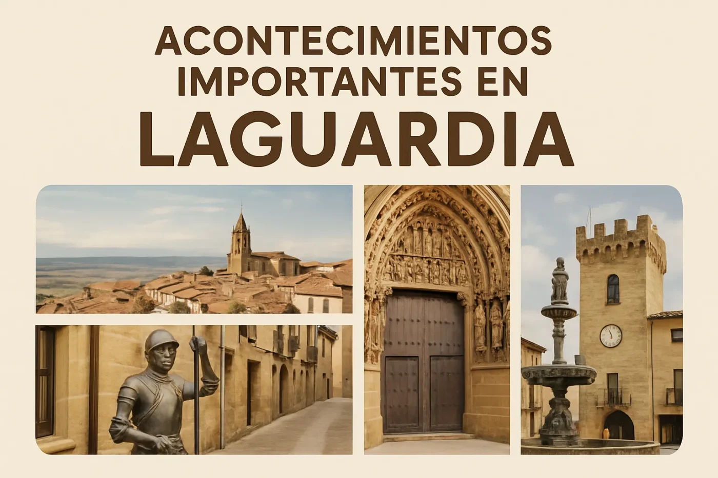 acontecimientos importantes en Laguardia