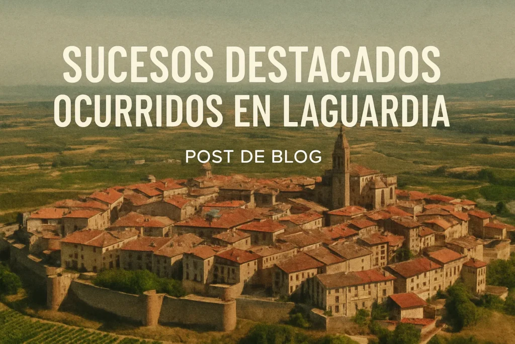 sucesos destacados ocurridos en Laguardia