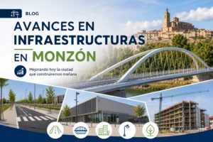 avances en infraestructuras en Monzón