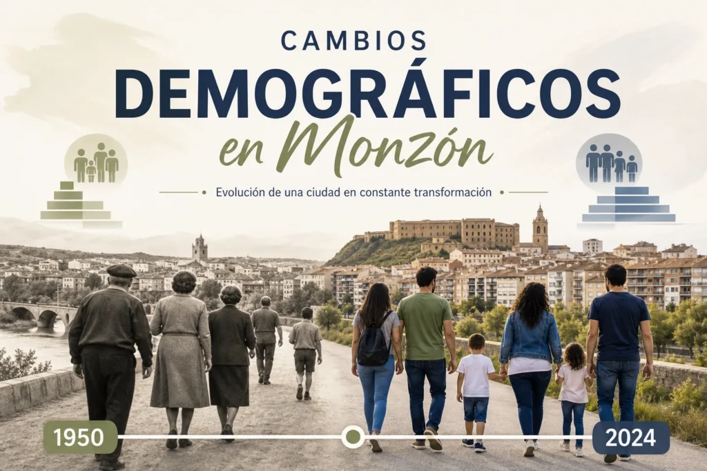 cambios demográficos en Monzón