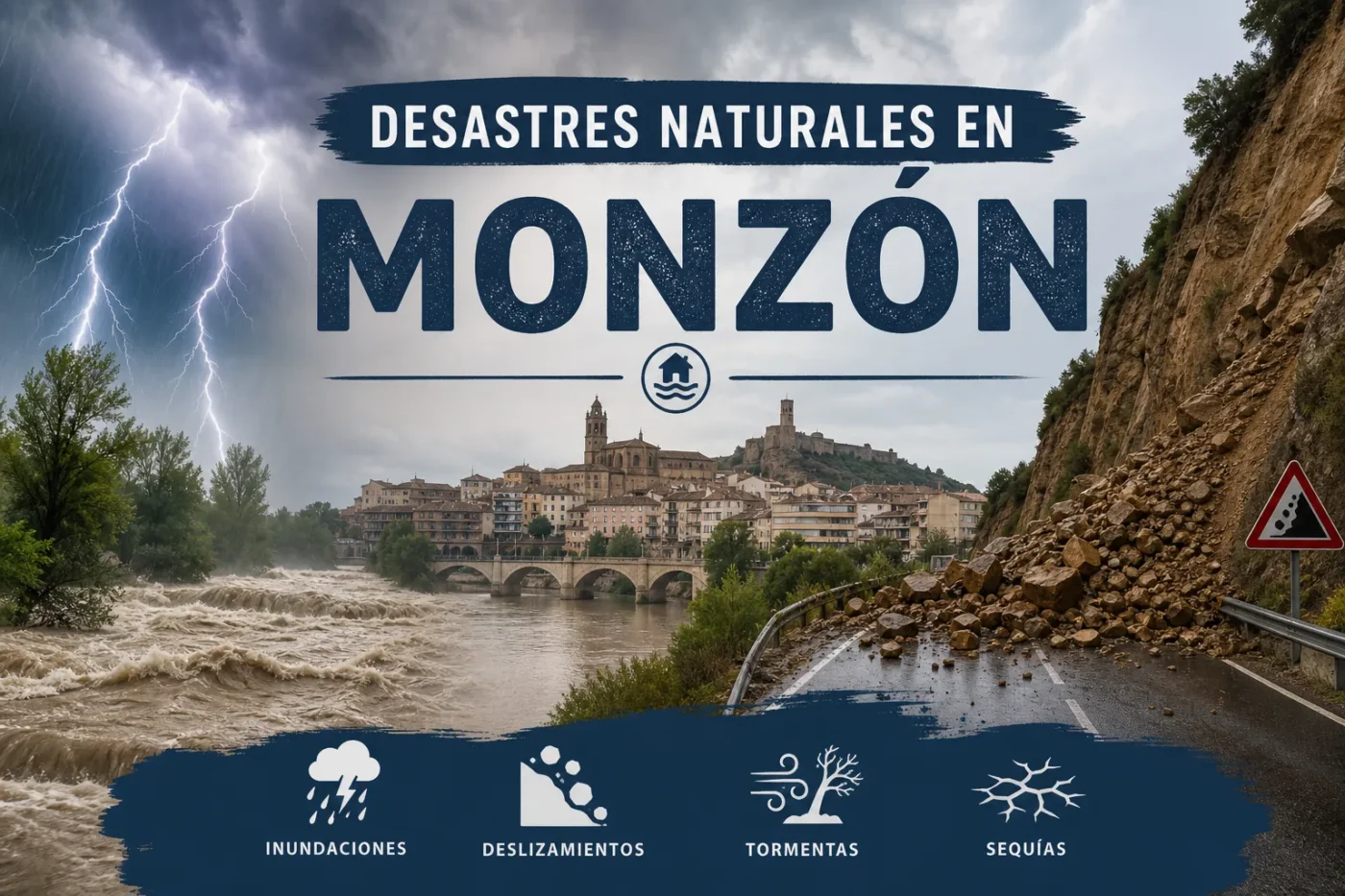 desastres naturales en Monzón