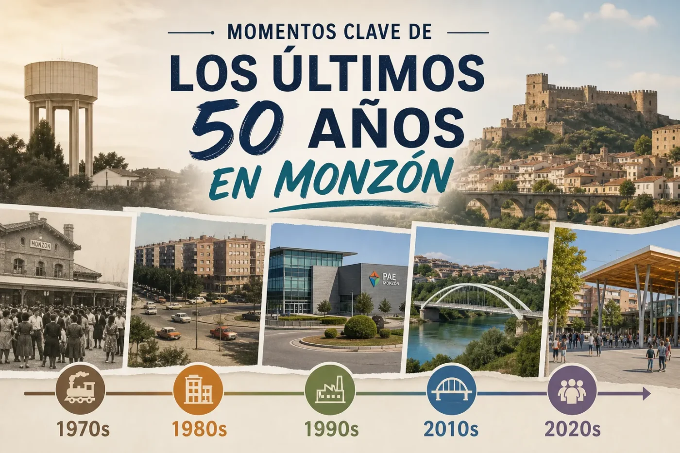 momentos clave de los últimos 50 años en Monzón