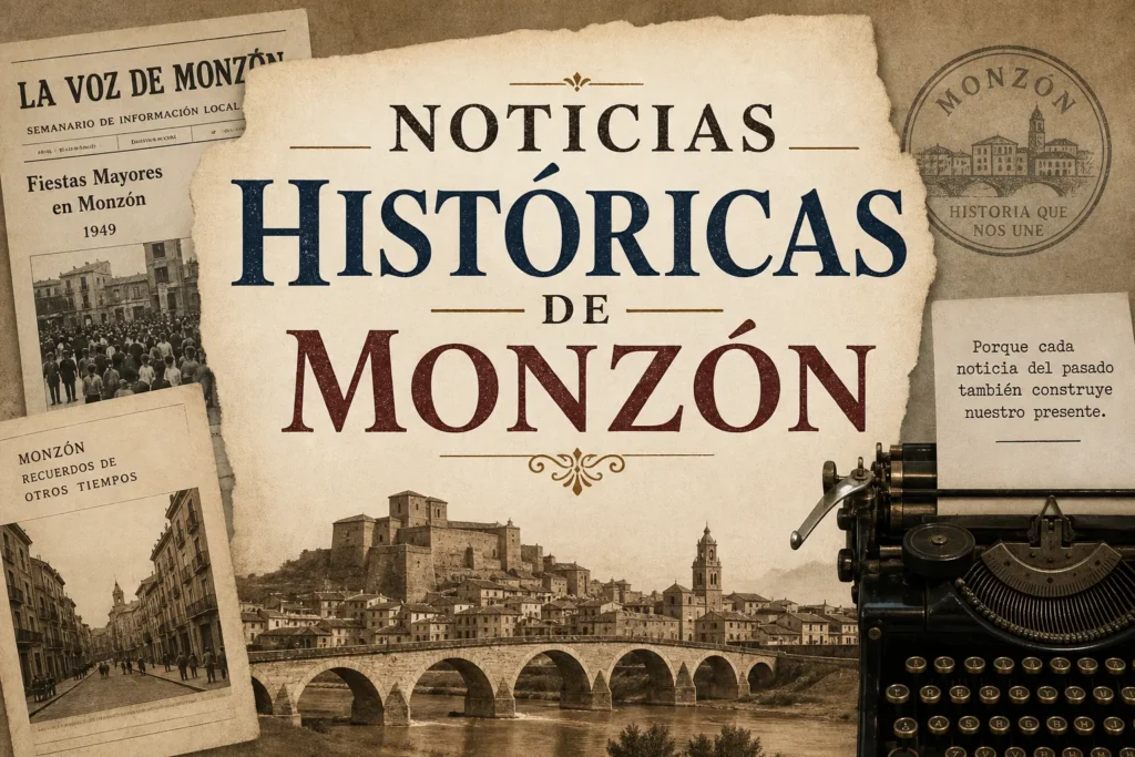noticias históricas de Monzón
