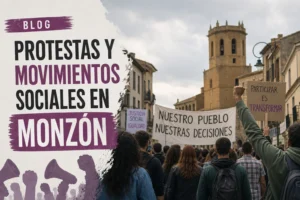 protestas y movimientos sociales en Monzón
