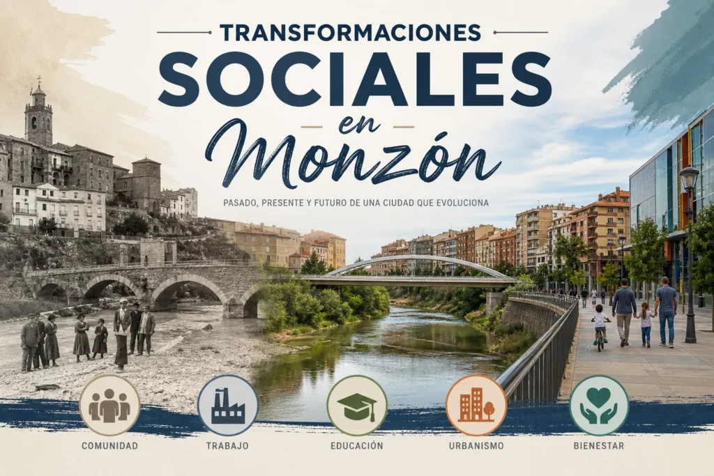 transformaciones sociales en Monzón