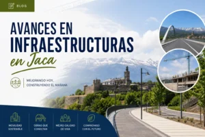 avances en infraestructuras en Jaca