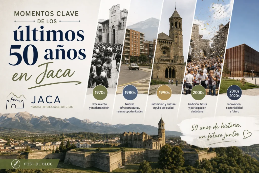 momentos clave de los últimos 50 años en Jaca