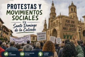protestas y movimientos sociales en Santo Domingo de la Calzada