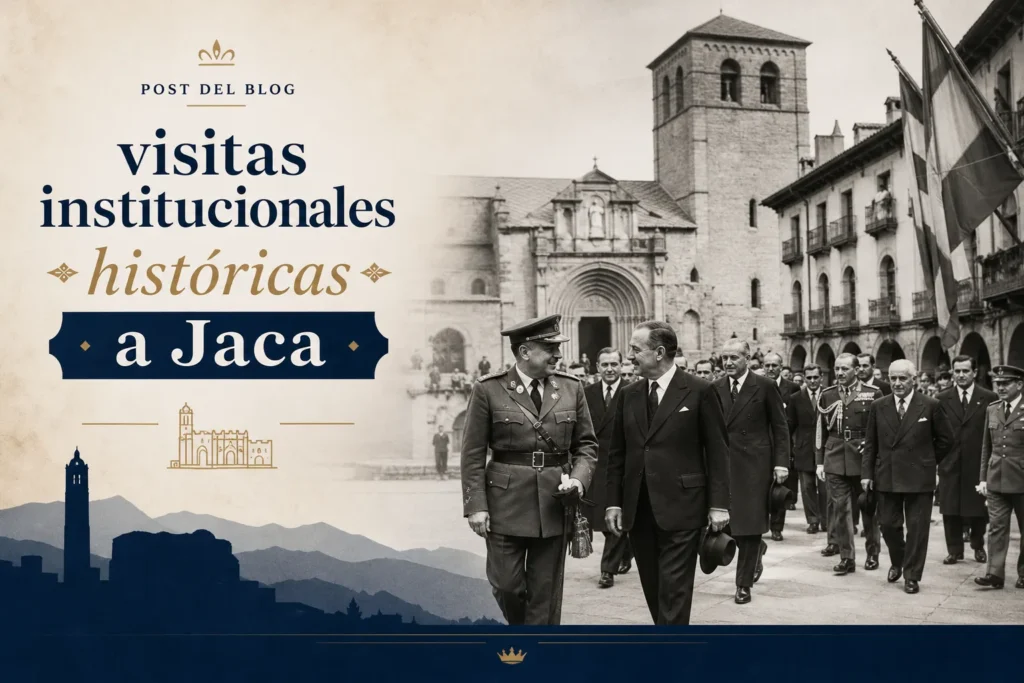 visitas institucionales históricas a Jaca